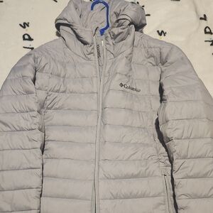 Columbia Silver Quilted Jacket